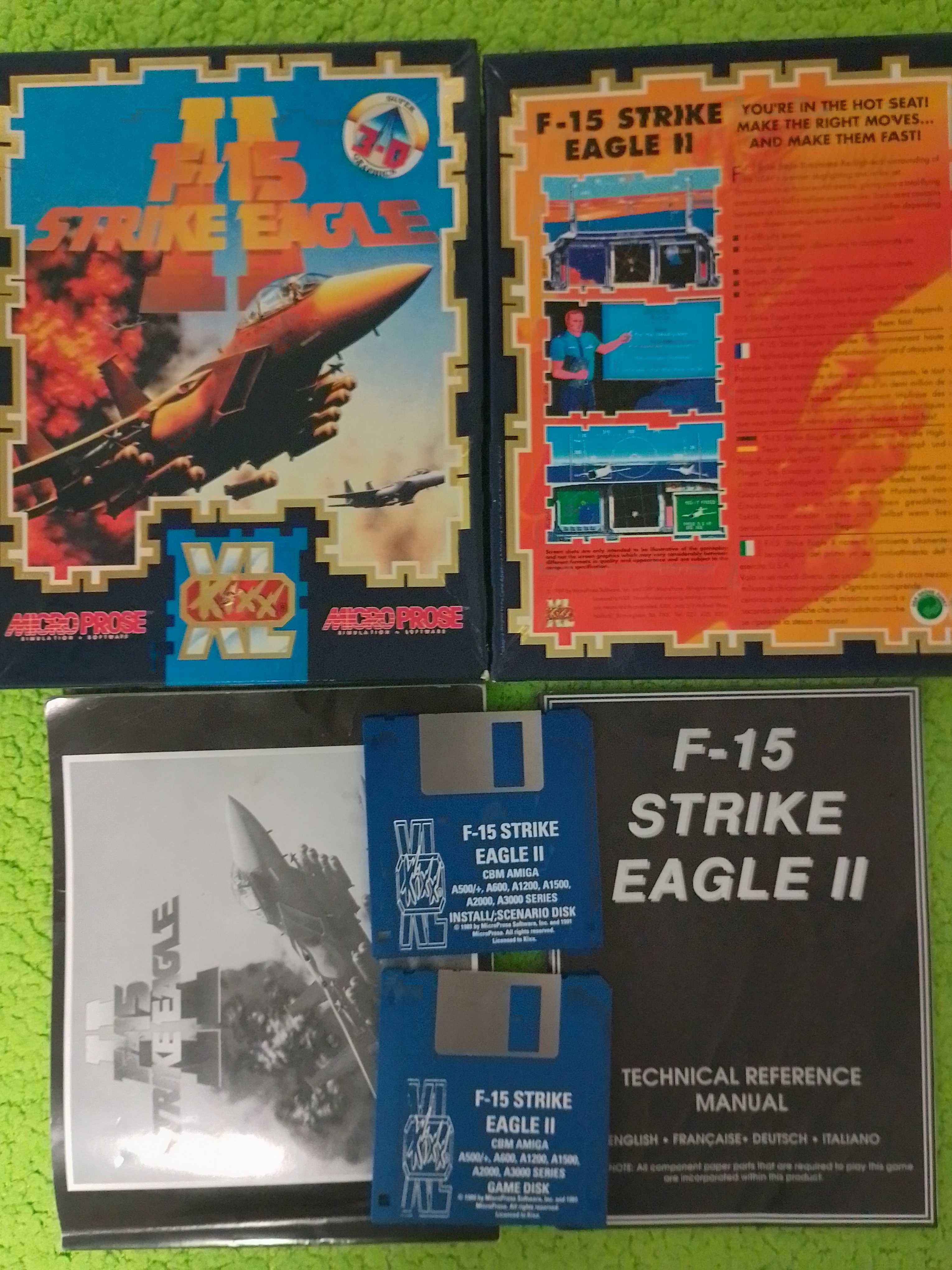 F-15 Strike Eagle 2 AMIGA komplet