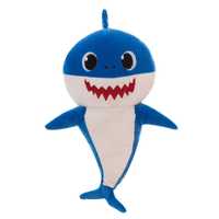 Мягкая игрушка Baby Shark Папа Акула на присоске  30 см