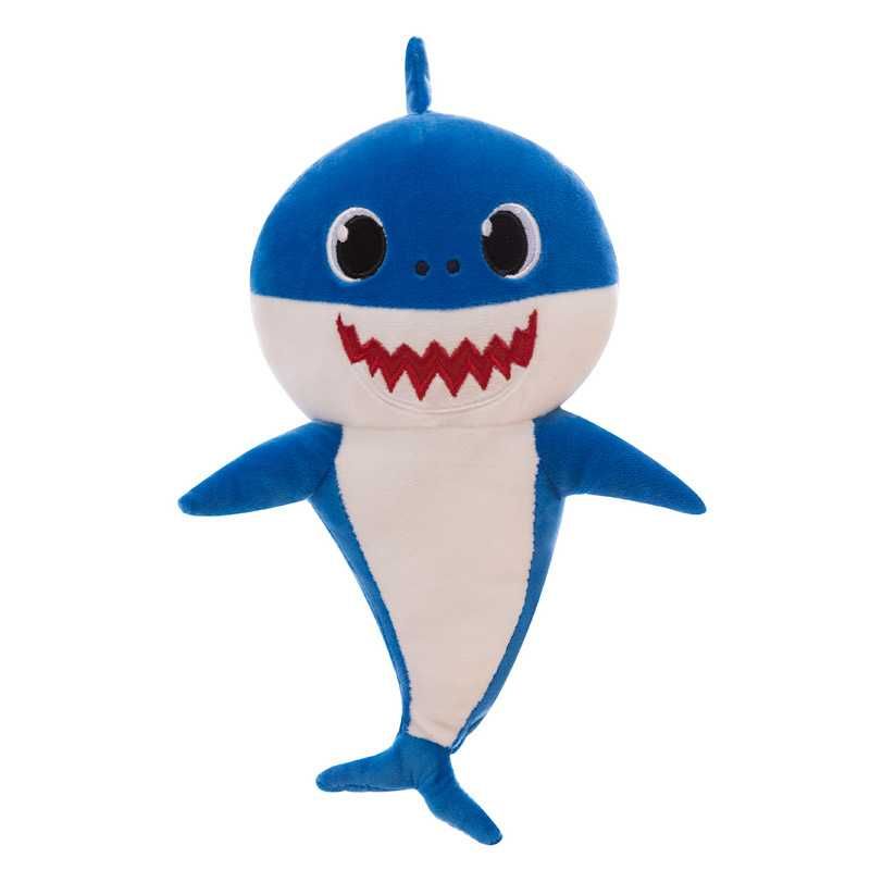 Мягкая игрушка Baby Shark Папа Акула на присоске  30 см