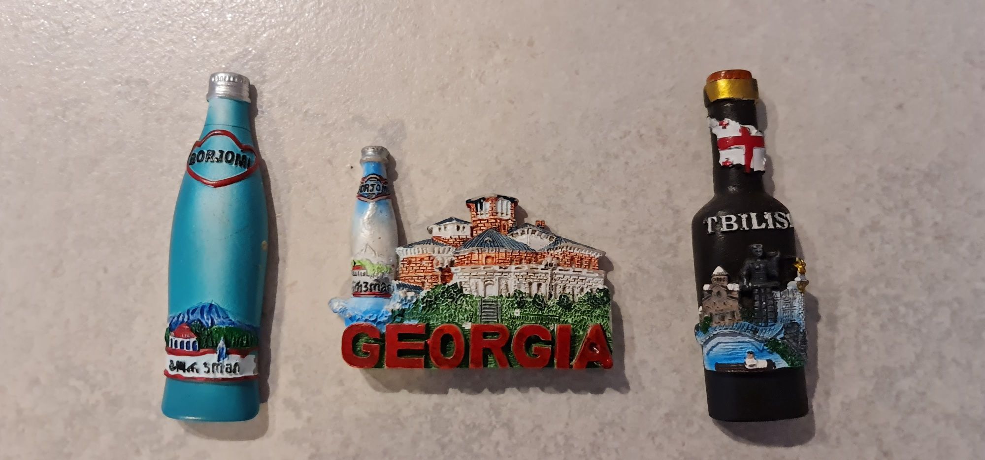 Magnes na lodówkę woda Borjomi Tibilisi Georgia Gruzja