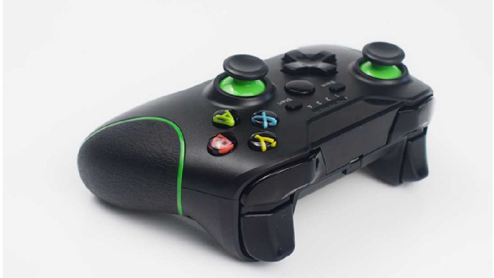 Pad bezprzewodowy zielony jak od XBOX zamiennik z odbiornikiem