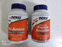 NOW tri-amino і papaya enzymes