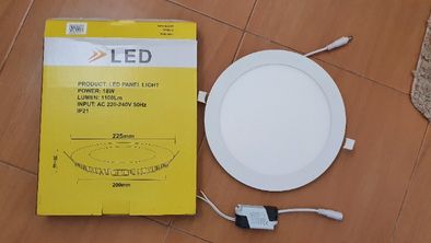 Downlight LED redondo 18W - Lampada Led c/ transformador