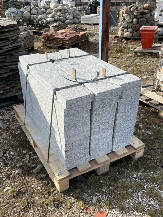 OPORNIK GRANITOWY 6x20x100 cm - Obrzeże, Krawężnik, Stopień, Schody