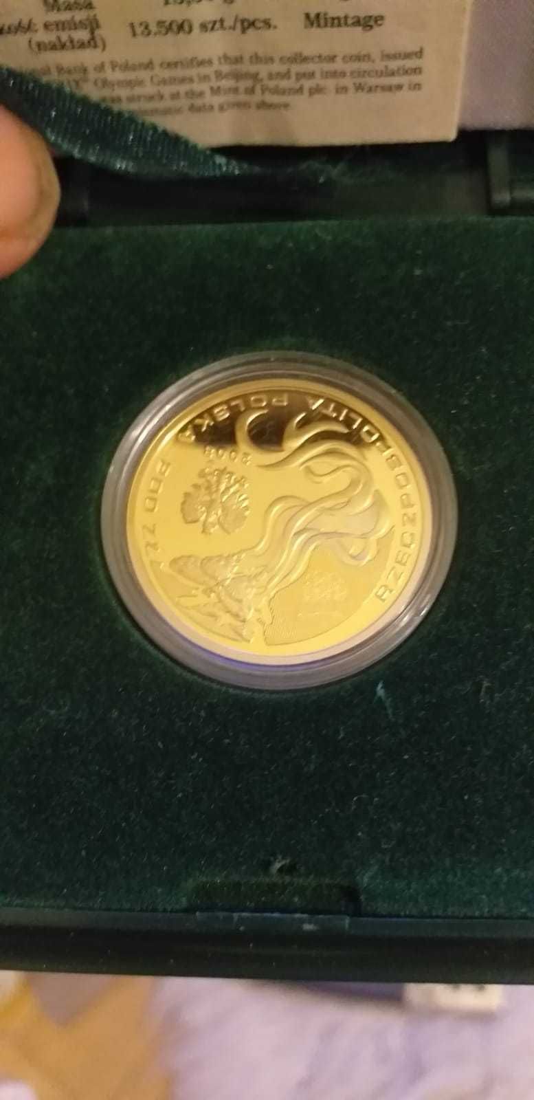 Złota Moneta - 200 Złotych 2001r. Stan 1. Polecam !!!