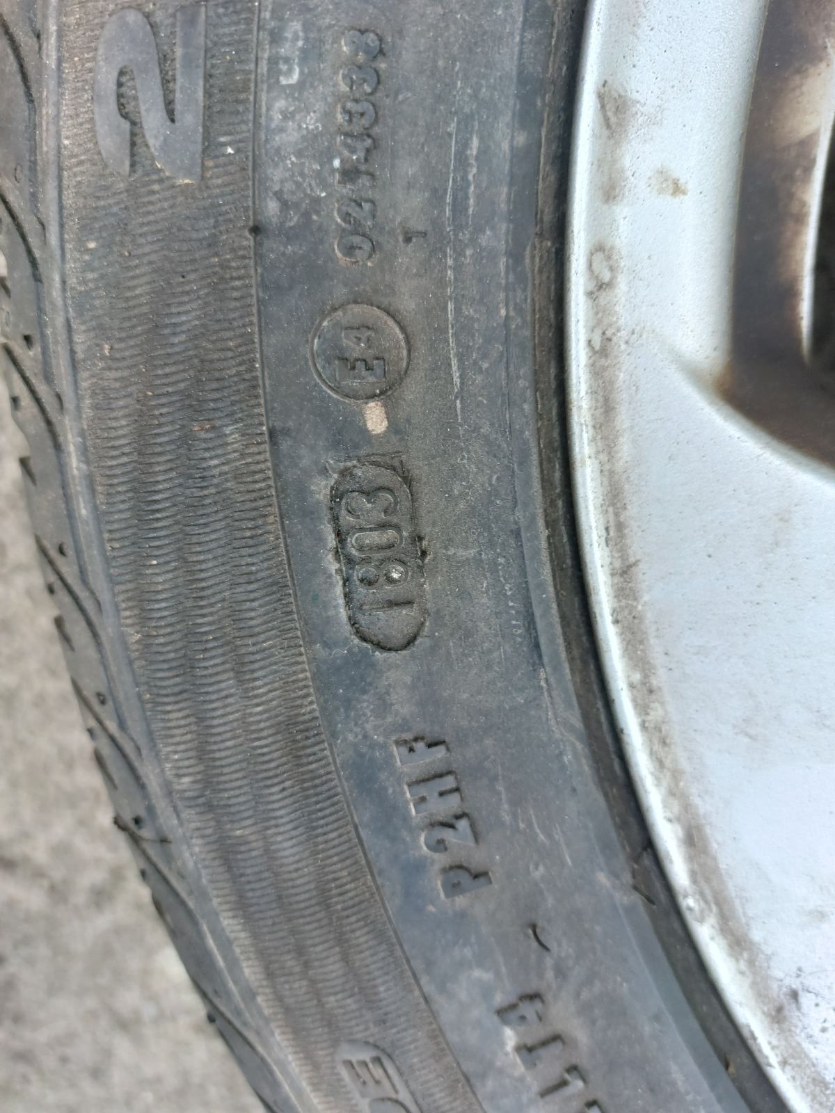 Запаска Резина з диском 205/55 R16 5/112 Audi Continental