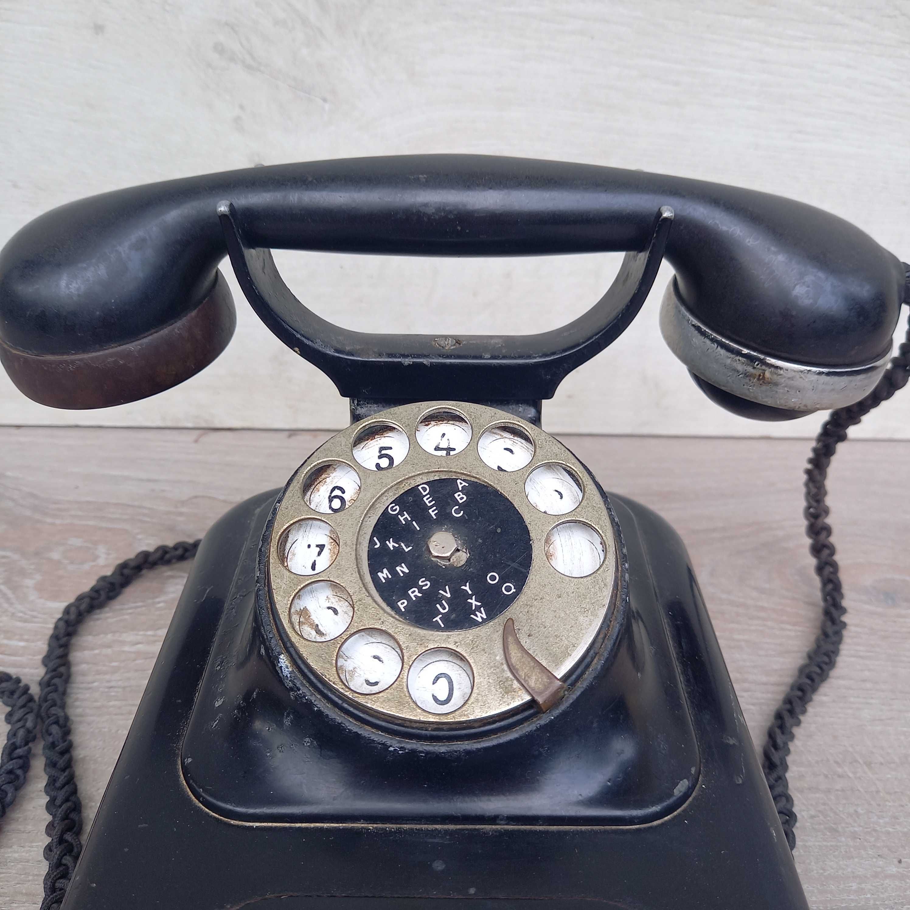 Stary aparat telefoniczny Siemens & Halske okres międzywojenny
