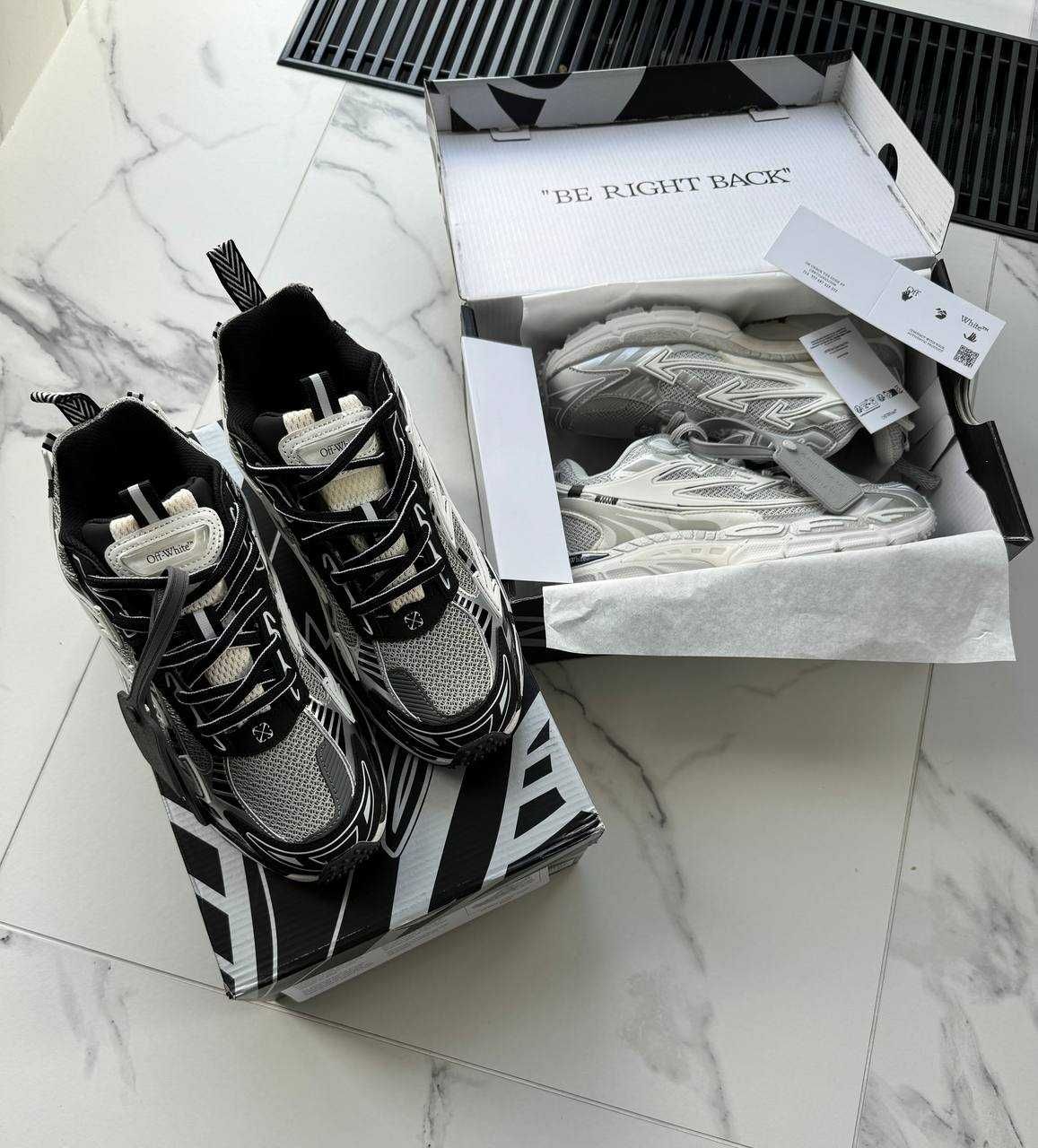 Кросівки Off-White Be Right Back / кроси Офф-Вайт Бі Райт чорні
