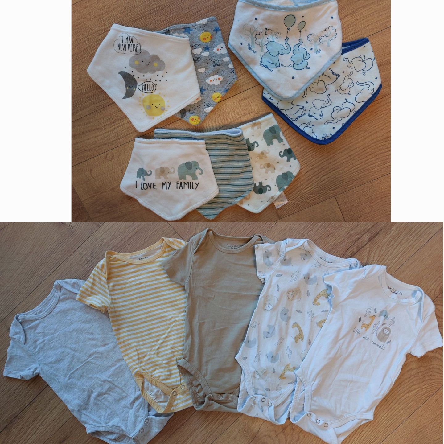 Paczka ubrań dla chłopca rozmiar 68 H&M,Sinsay,Kapphal,Zara