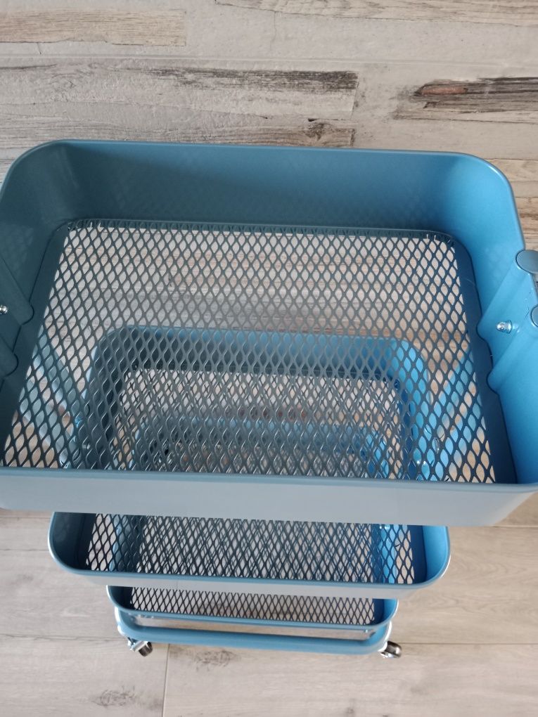 Ikea RÅSKOG wózek kuchenny na kółkach szaroniebieski
Wózek, szaroniebi