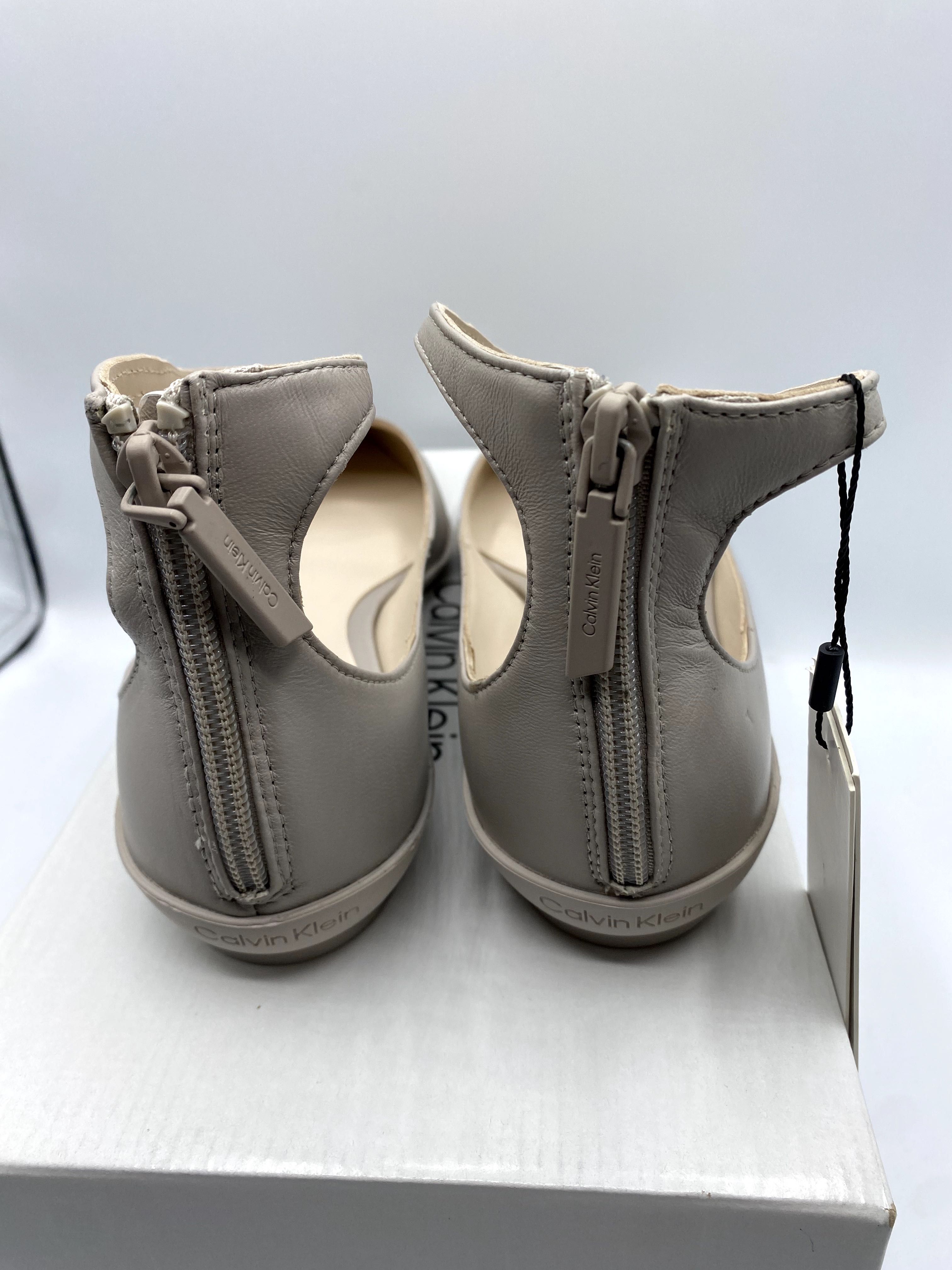 Calvin Klein Baleriny Wrapped Ankle Strap Ballerina rozmiar 40