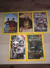 National Geographic pierwsze numery.
