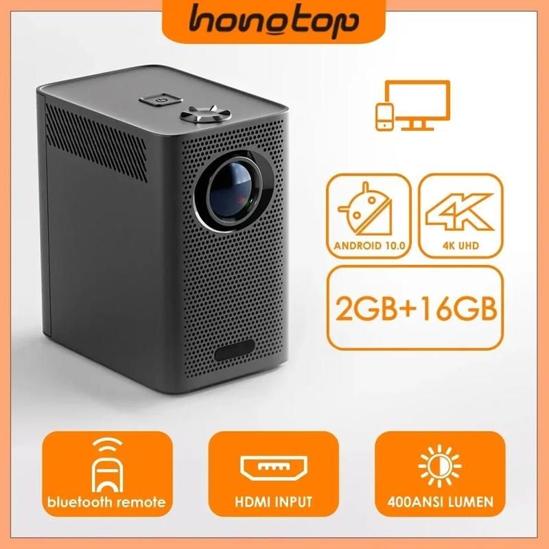 LED Проектор для дому Hongtop S30max fullhd Global Version Андроїд 10