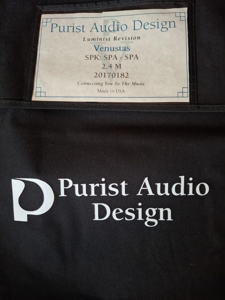 Purist Audio Design Venustas 2x2,4m kable głośnikowe
