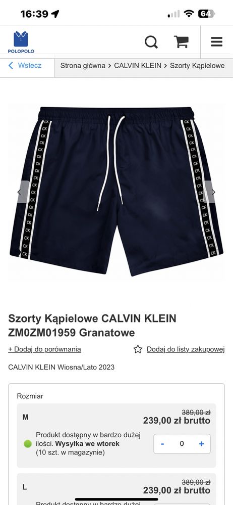 Нові шорти для плавання CALVIN KLEIN