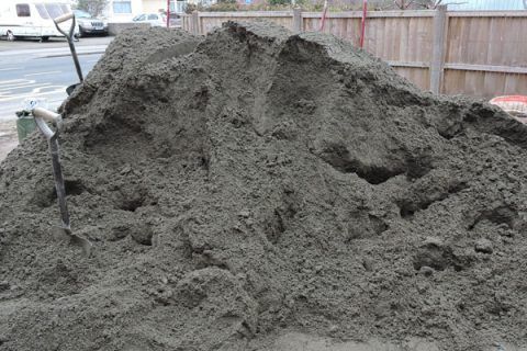 Utwardzanie terenu minikoparka KoparkoŁadowarka Suchy beton piach