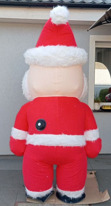 Kostium nadmuchiwany pneumatyczny Święty Mikołaj 2,5 m z akumulatorem