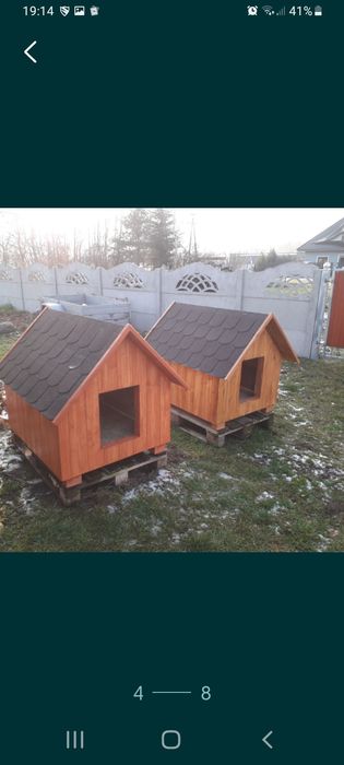 Buda dla psa ocieplona