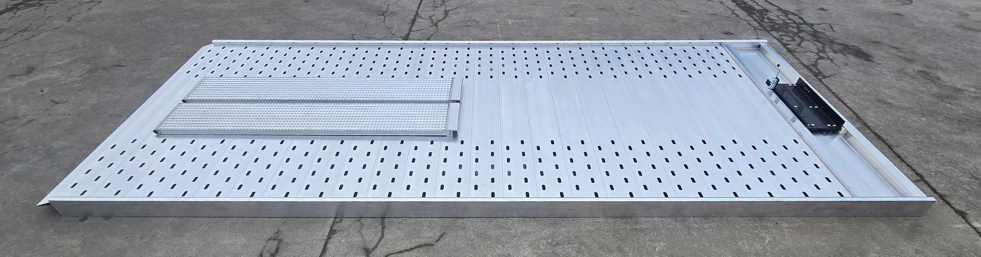Platforma ALU 510x210 + najazdy 2,3m Laweta Najazd Certyfikat VDI 2700