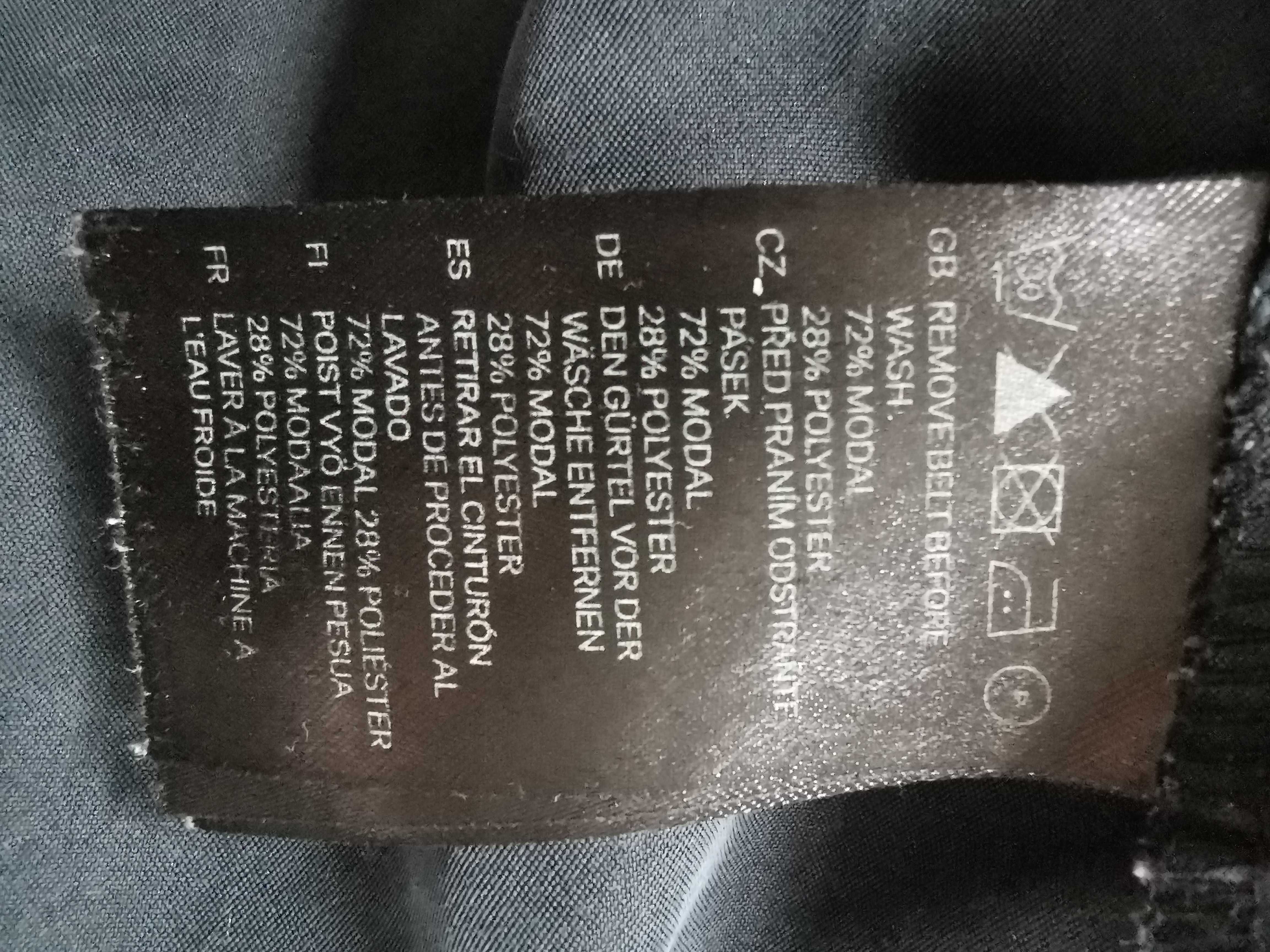 Sukienka czarna modal H&M