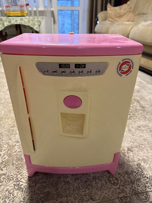 Холодильник дитячий рожевий