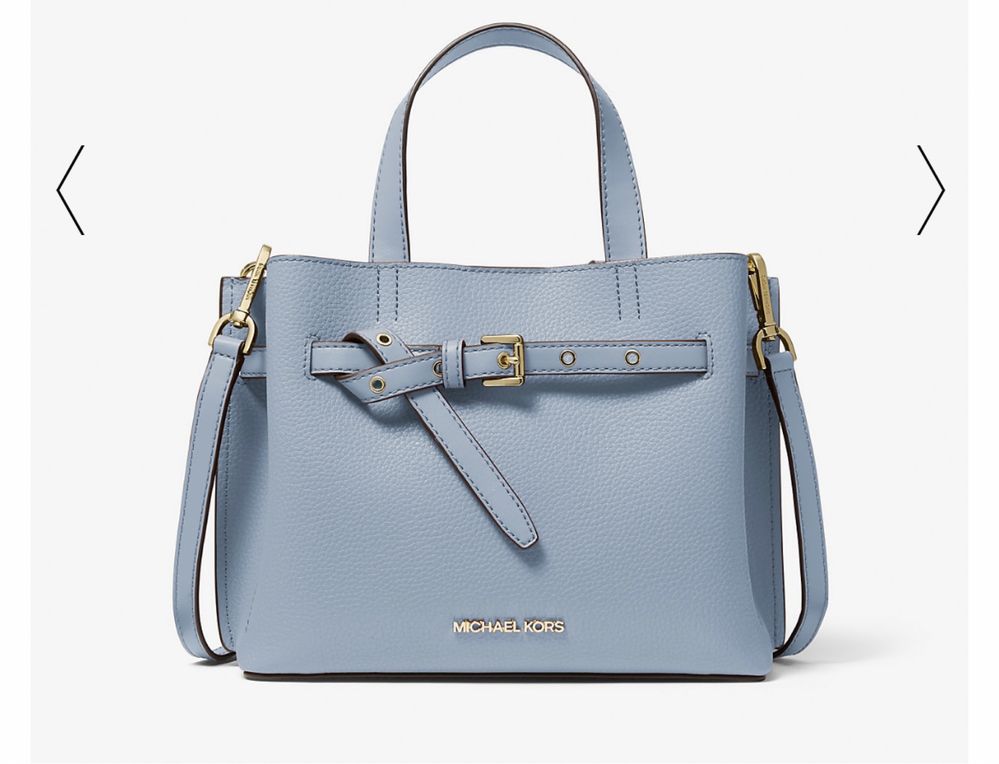 MICHAEL MICHAEL KORS Emilia Small Leather Satchel