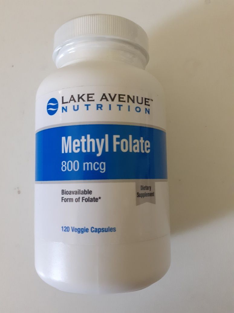 Метилфолат Lake Avenue Nutrition 800mcg производство США