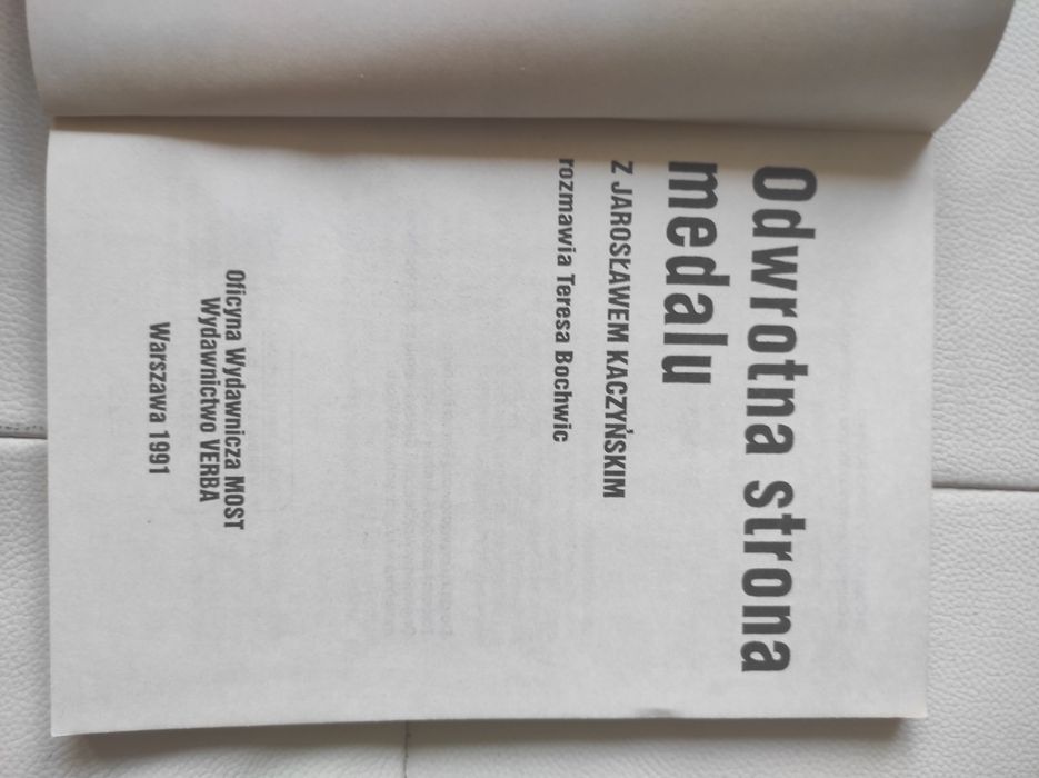 Odwrotna strona medalu. Mówi J. Kaczyński