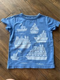 98 next tshirt niebieski statki