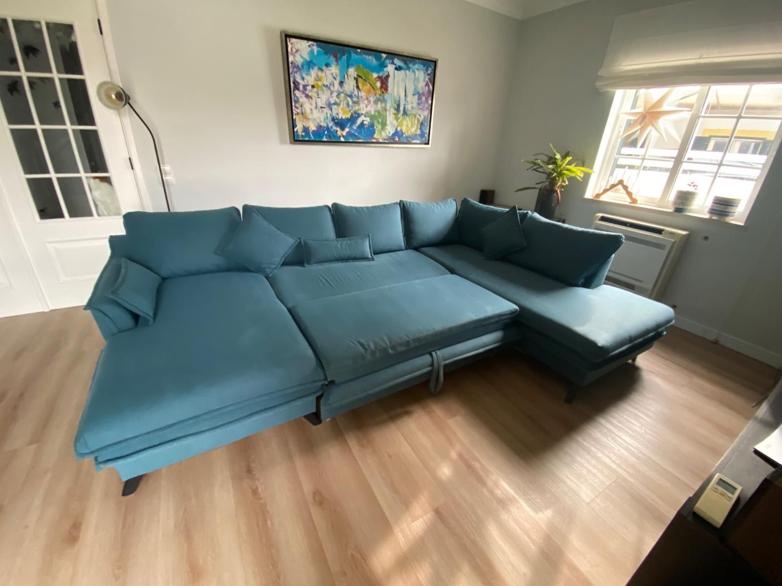 Sofá-cama Panorâmico 8 lugares Bobochic BOHO
