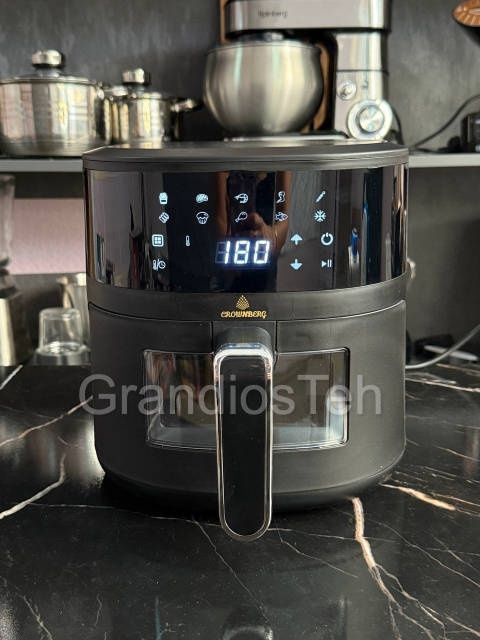 ПОТУЖНА! Аерофритюрниця 2000Вт, аерогриль, піч, духовка, плита, фрітюр