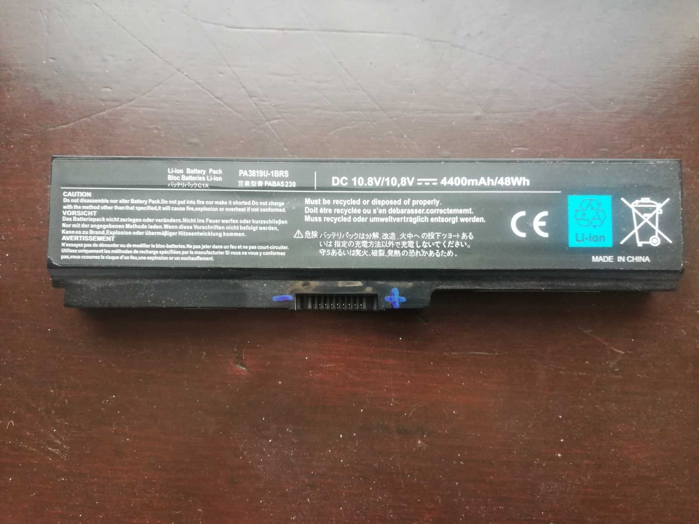 Аккумулятор Toshiba PA3819U-1BRS