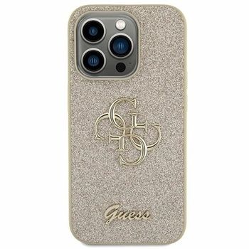 Oryginalne Etui GUESS hardcase Glitter Big 4G Samsung S23 FE Złoty