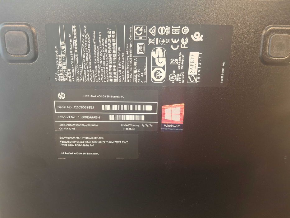 HP ProDesk 400 G4 SFF Bussiness