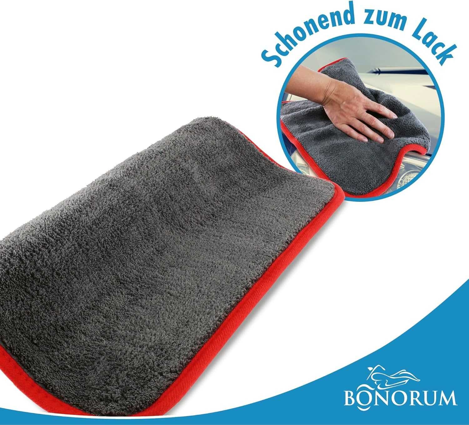 Ściereczki z mikrofibry 1200 g/m² zestaw 3 szt idealne do aut, okien