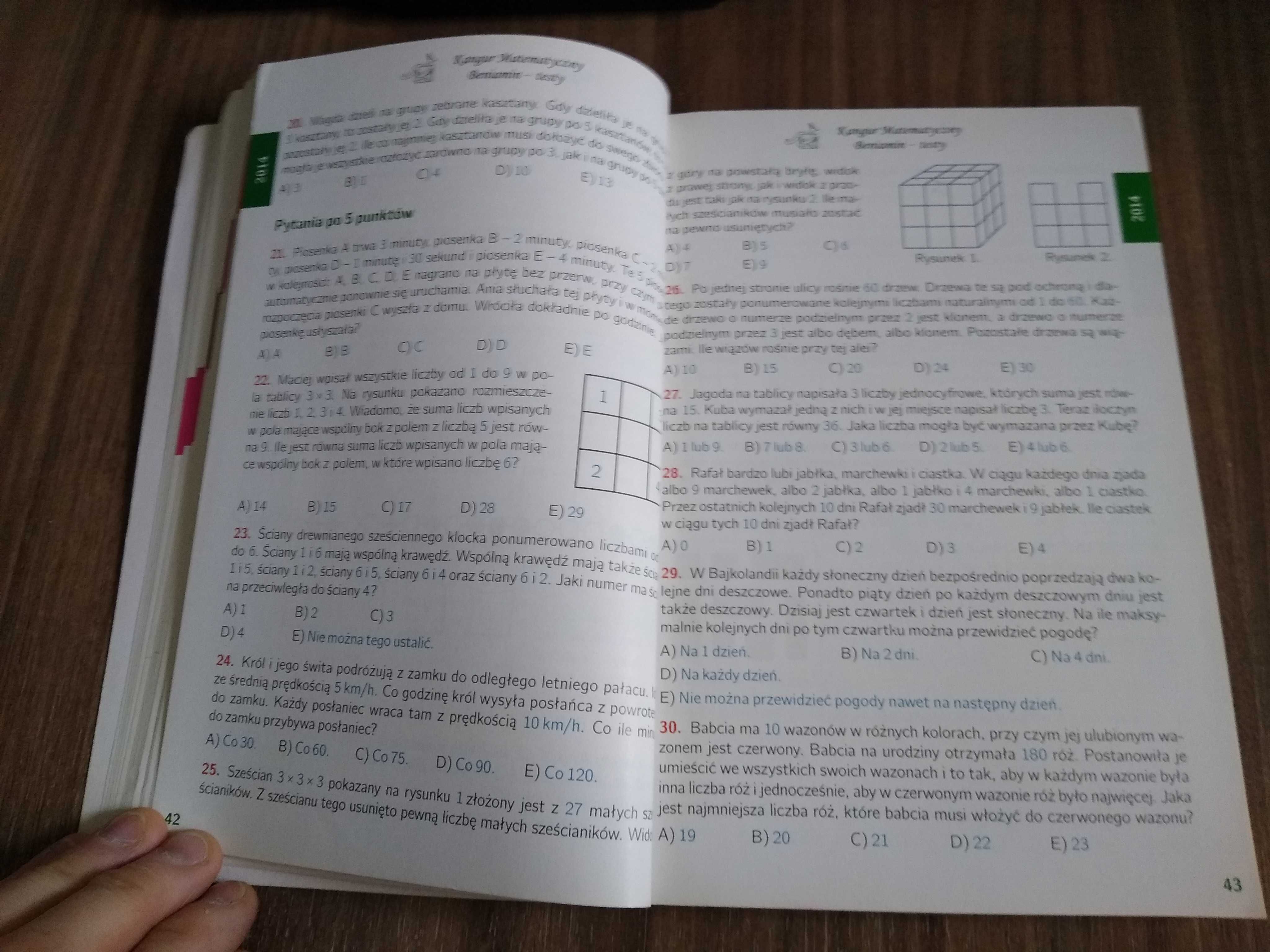 Kangur Matematyczny klasa 5-6 testy i rozwiązania