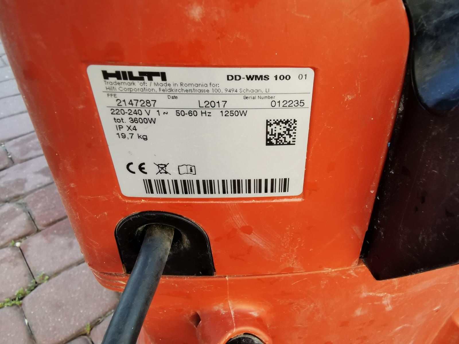 Stacja zasilania woda HILTI DD-WMS 100