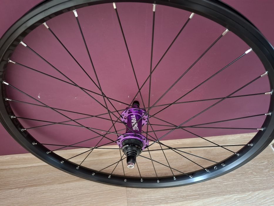 Nowe koło 26 dartmoor tanke dirt fiolet bardzo mocne single speed bmx