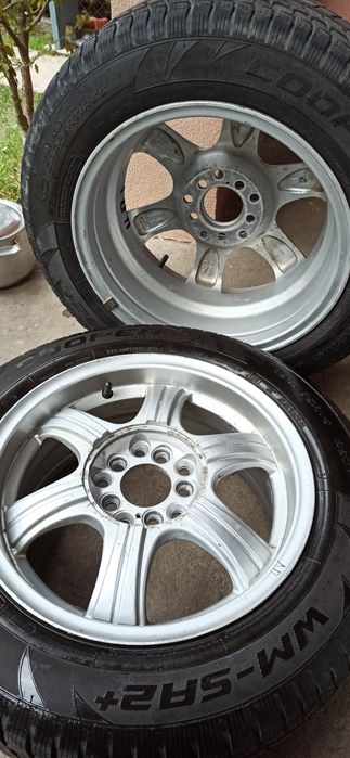 Диски титанові з резиною r15 колеса зимові, з подвійною розболтовкою 1