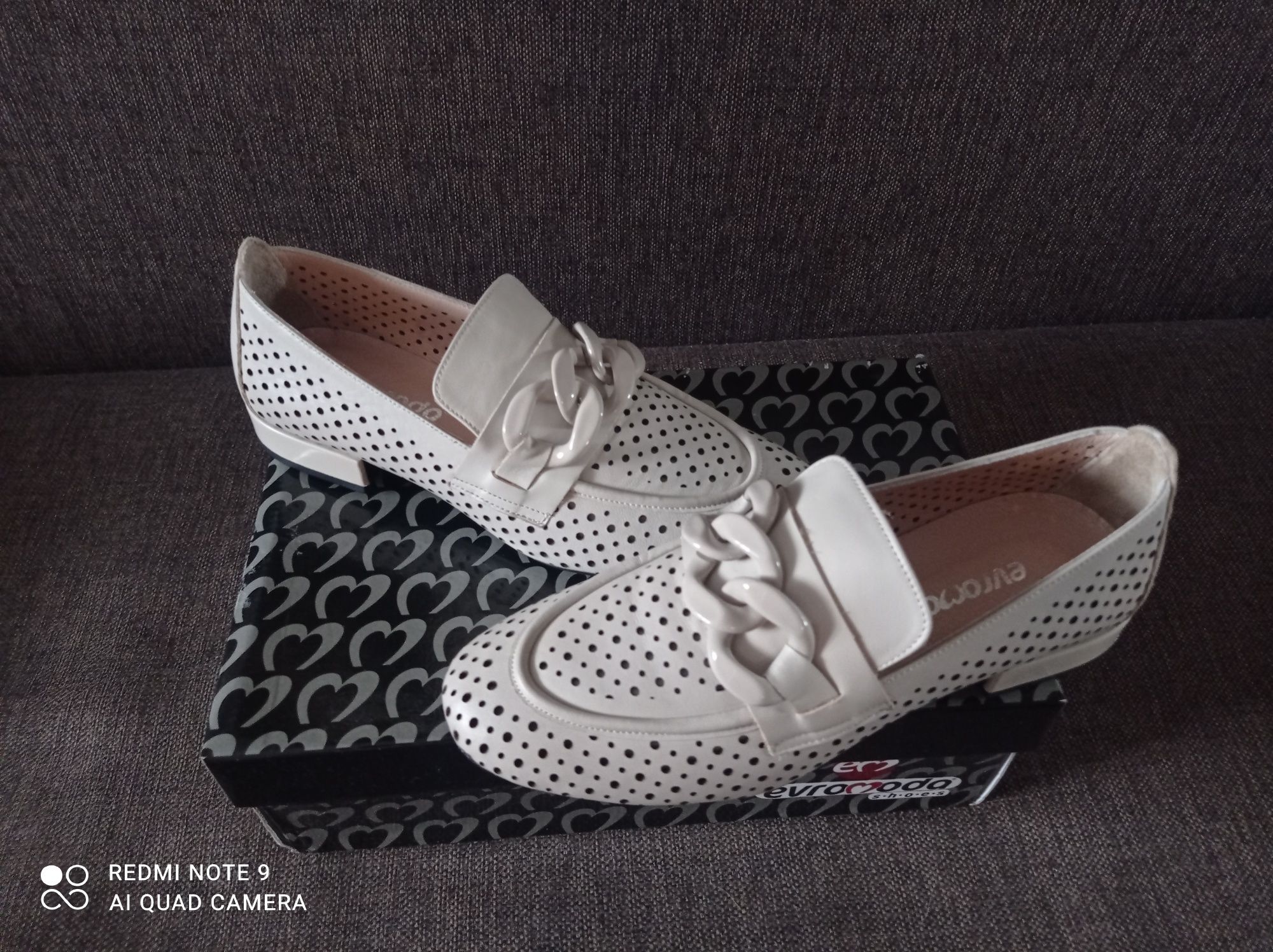 Лофери шкіряні evromoda 38 розмір