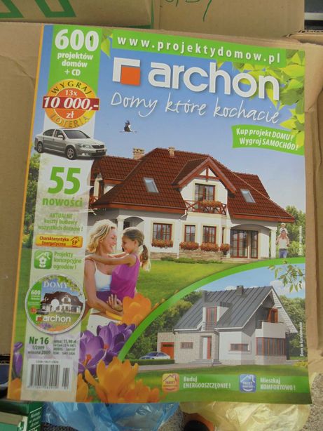 600 projektów domów ARCHON katalog
