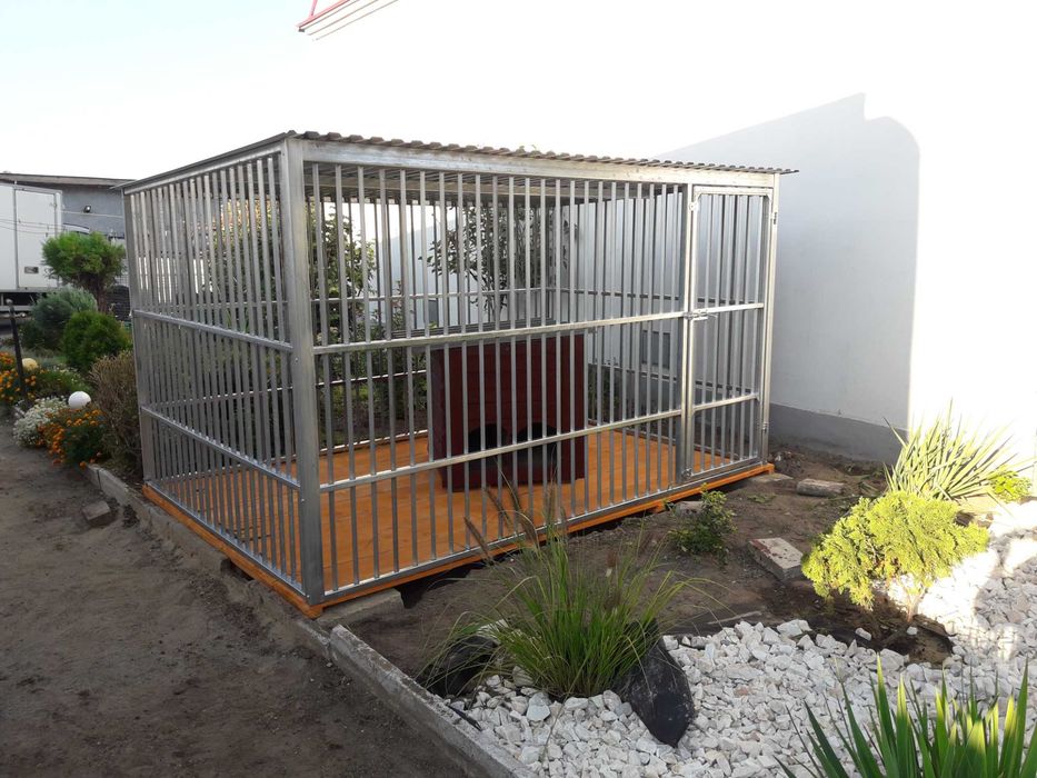 Kojec Boks Klatka dla psa 4x2, 3x2, ... Ocynkowany.  Mocny. Producent