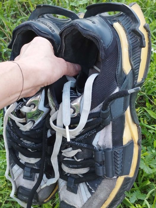 Срочно ! Кроссовки мужские Dolce & Gabbana Space Grey Black  серые