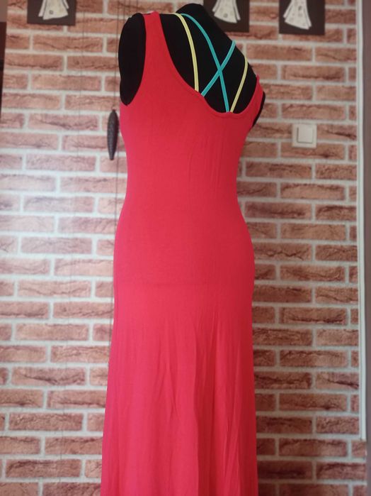 Maksi długa sukienka na lato