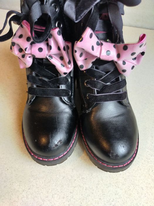 Buty zimowe kozaki trapery Minnie Mouse 27