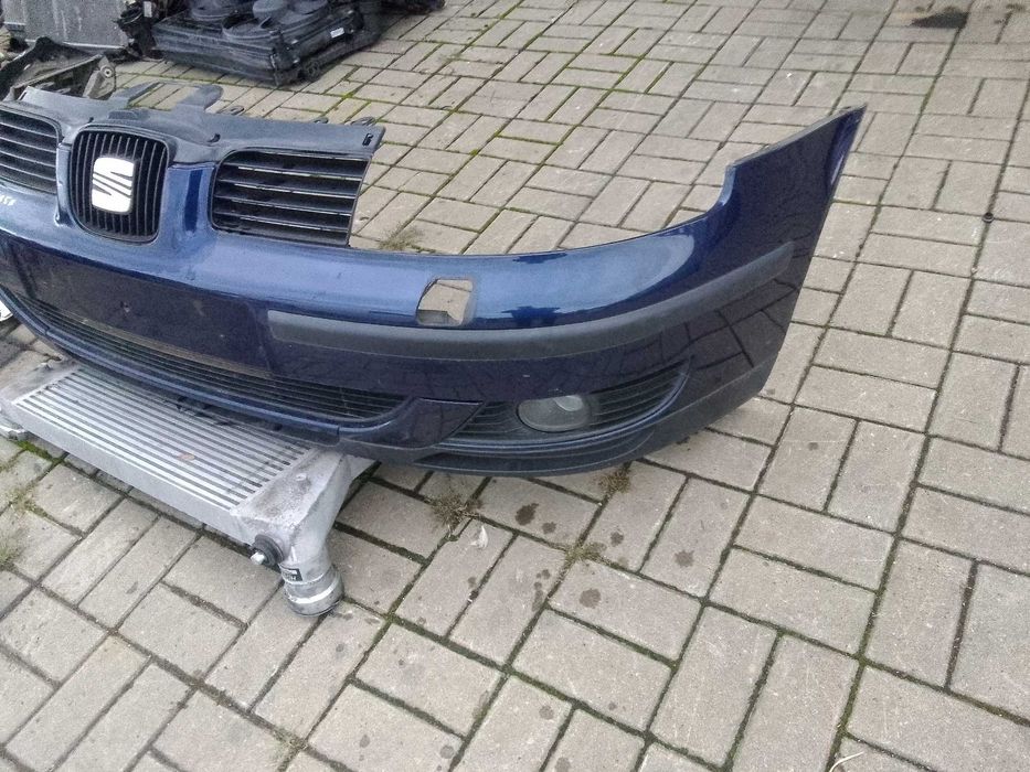 SEAT LEON 1 TOLEDO 2 zderzak przód grill LB5N pod spryski