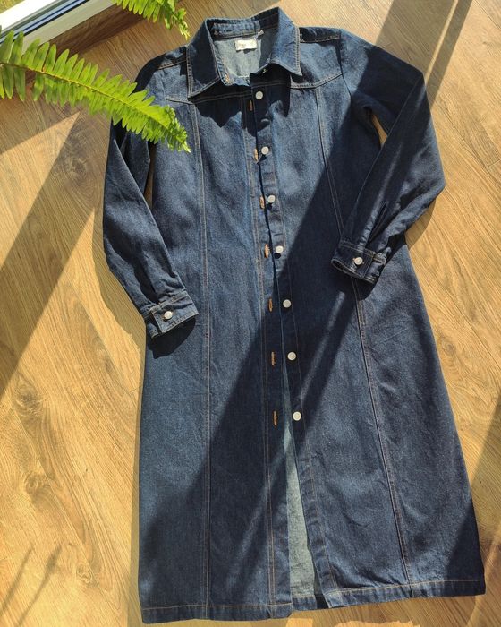 Шикарное джинсовое платье