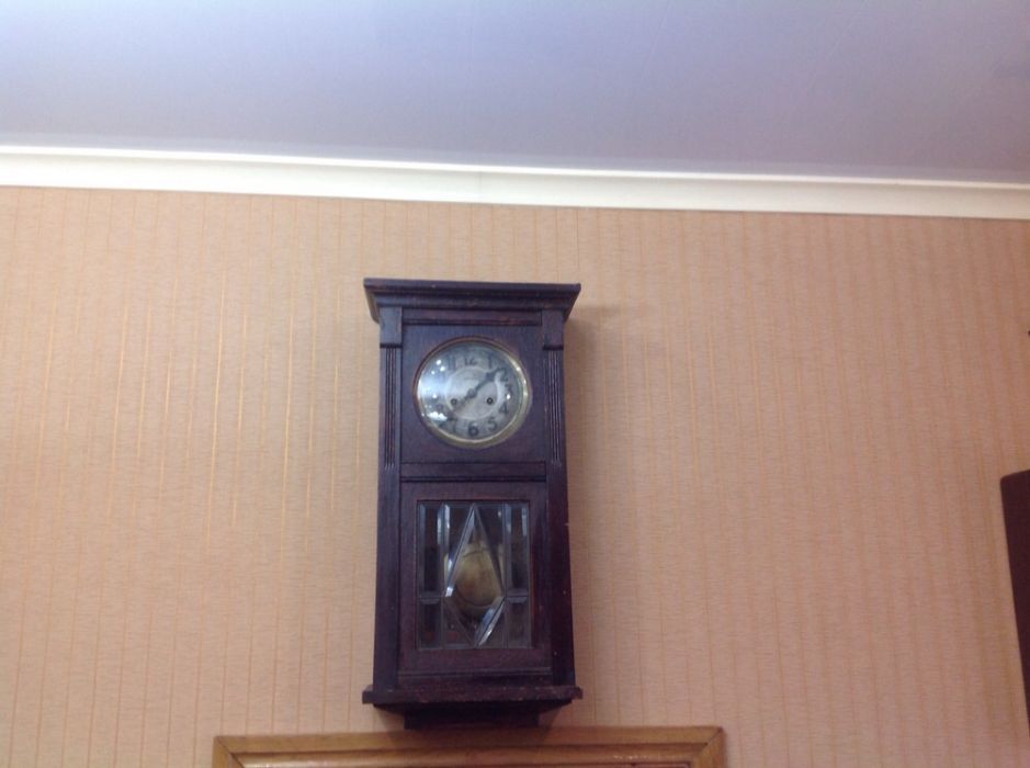 Часы Gustav Becker 19 век настенные с боем