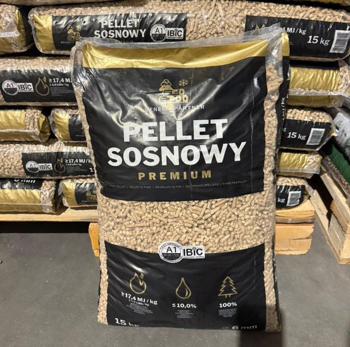 Pellet PREMIUM Sosnowy A1 Benefit Partner - Transport pod twoje drzwi!