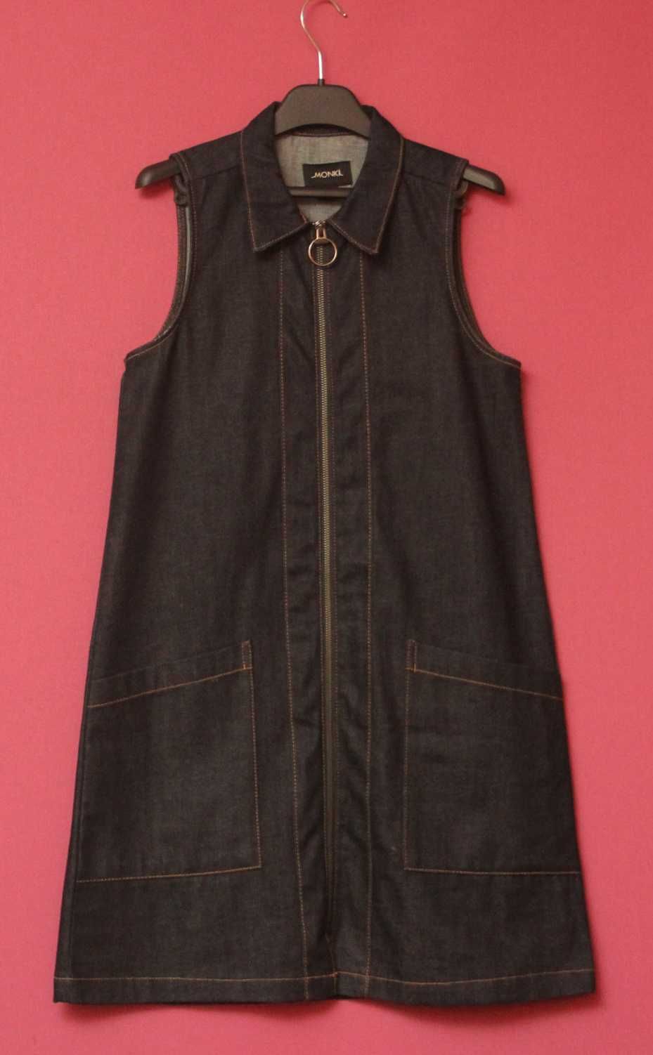 Monki  рр S (XS бирка) платье из денима